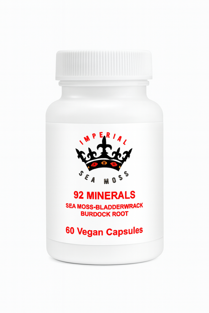 “ The Holistic Trinity” -                      92 Minerals Capsules - Sea Moss, Bladderwrack, Burdock Root