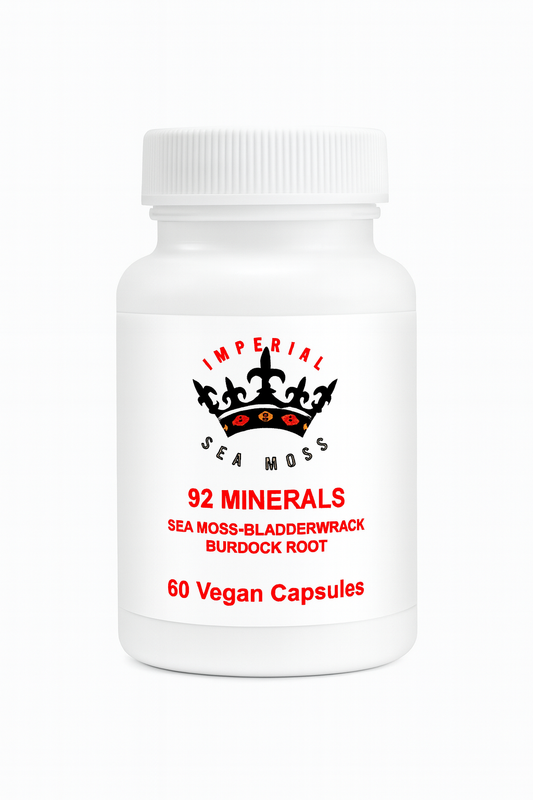 “ The Holistic Trinity” -                      92 Minerals Capsules - Sea Moss, Bladderwrack, Burdock Root